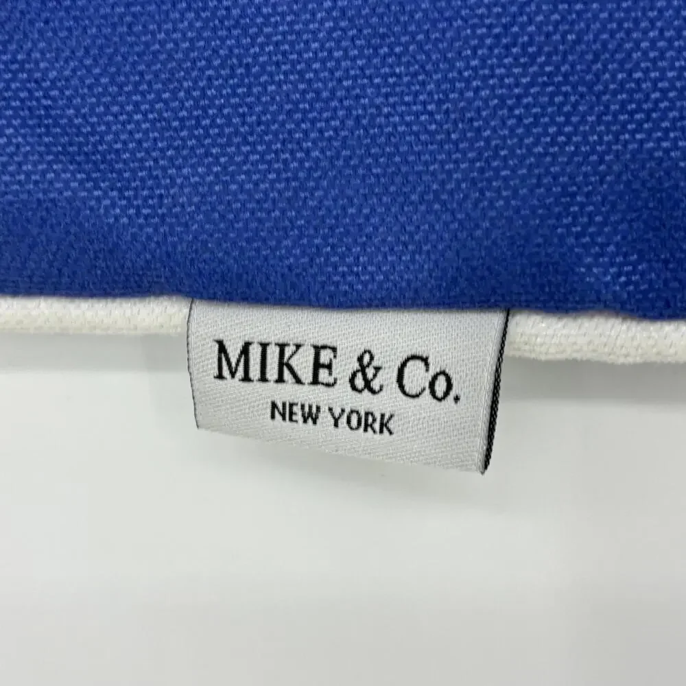 Mike & Co. Blue & White Snowflake Design Pillow Cover
